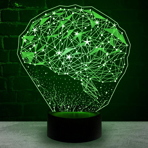 3D светильник Мозг (Нейронные сети) - рис 4.