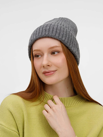Шапка Laconi, темно-серый меланж - рис 6.