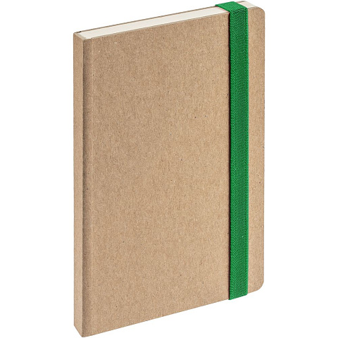 Ежедневник Eco Write Mini, недатированный, с зеленой резинкой - рис 3.
