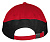 Бейсболка Booster, красная с черным - миниатюра - рис 4.