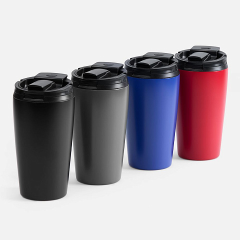 Термостакан с двумя поильниками Duetta, черный - рис 8.