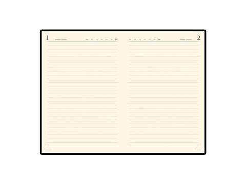 Ежедневник полудатированный портфолио А5  PROFY коричневый - рис 2.