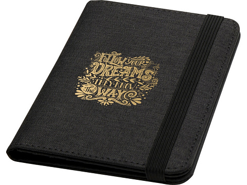 Ross Держатель паспорта с RFID-защитой из переработанного PET-пластика, сертифицированного согласно GRS - угольный - рис 4.