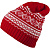 Новогодняя шапка Теплая зима (красная) - миниатюра - рис 2.