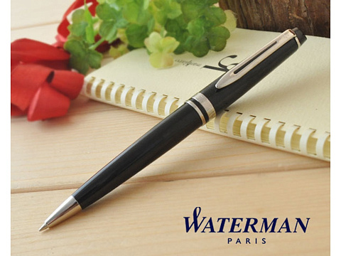 Шариковая ручка Waterman Expert 3, цвет: Black CT, стержень: Mblu - рис 10.