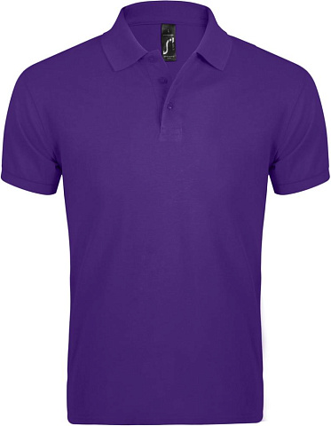 Рубашка поло мужская Prime Men 200 темно-фиолетовая - рис 2.