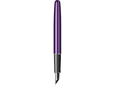 Перьевая ручка Parker Sonnet Essentials Violet SB Steel CT, перо: F, цвет чернил black, в подарочной упаковке. - рис 9.