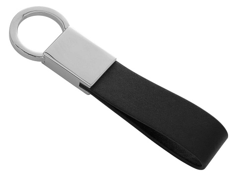 Брелок из эко-кожи Twister, черный