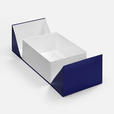 Коробка складная Foldream, M, синяя - рис 3.