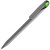 Ручка шариковая Prodir DS1 TMM Dot, серая с ярко-зеленым - миниатюра