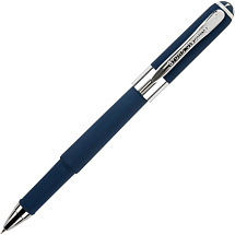 Ручка пластиковая шариковая Monaco, 0,5мм, синие чернила, темно-синий navy/серебристый
