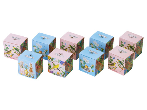 Подарочный набор с чаем Чайный букет в деревянной шкатулке, натуральный - рис 3.