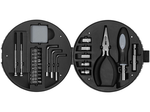 Набор из 25 инструментов Tire, черный/серебристый - рис 3.