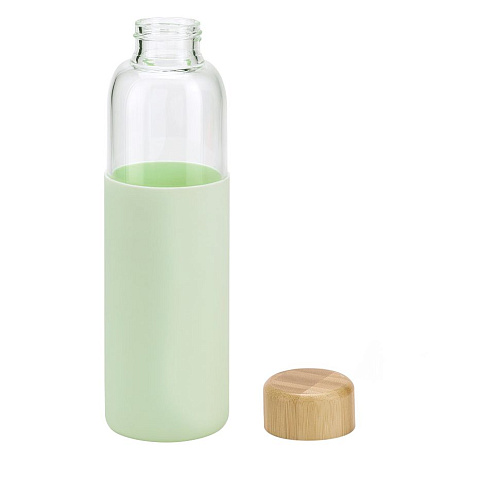 Бутылка для воды Dakar, прозрачная с зеленым - рис 3.