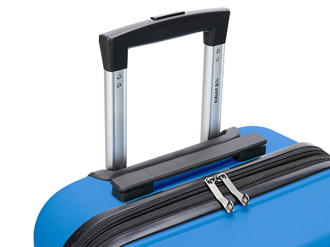 Чемодан TORBER В Отпуск, ярко-синий, полипропилен, 55 х 36 х 21,5 см, 37 л - рис 4.