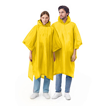 Пончо Hawaii c чехлом унисекс, желтый