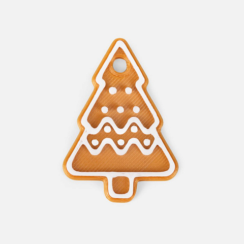 Мини-подвеска «Пряник», елочка - рис 2.