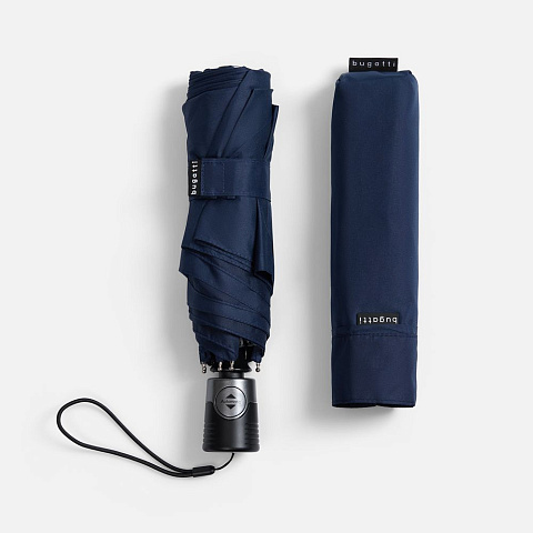 Складной зонт Take It Duo, темно-синий - рис 5.