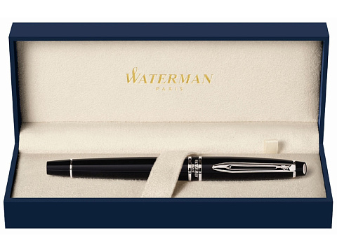 Ручка-роллер Waterman Expert, цвет: Black Laque CT, стержень: Fblk - рис 2.