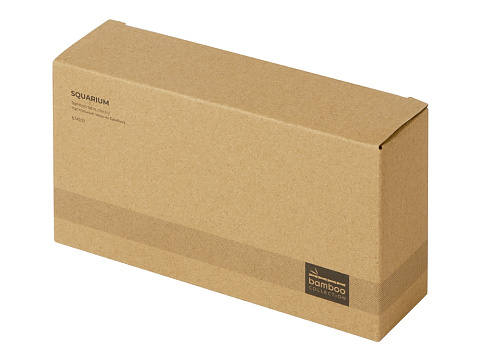 Прямоугольные настольные часы из бамбука Squarium - рис 5.