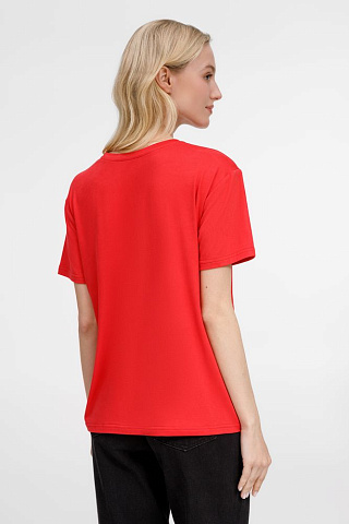 Футболка унисекс Senti, красная - рис 10.