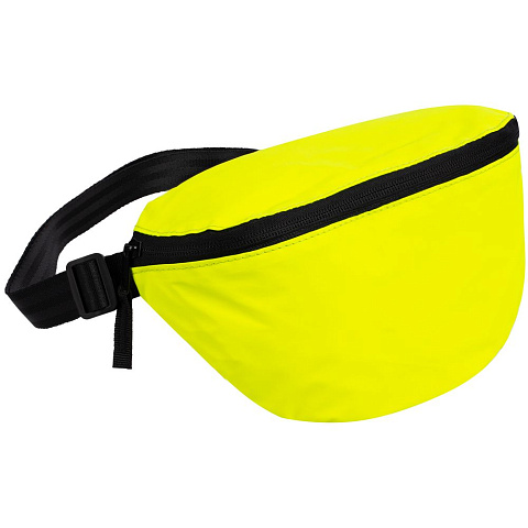 Поясная сумка Manifest Color из светоотражающей ткани, неон-желтая - рис 2.