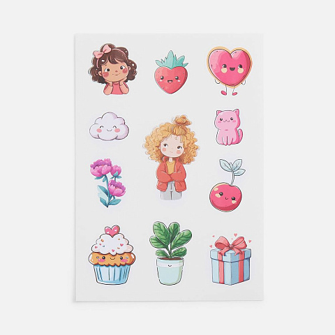 Стикерпак бумажный Thematic, для девочек - рис 2.