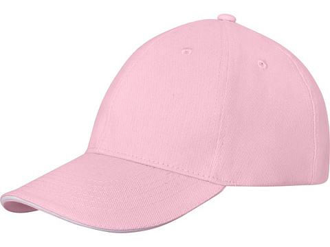 Бейсболка Darton, 6 панелей, light pink