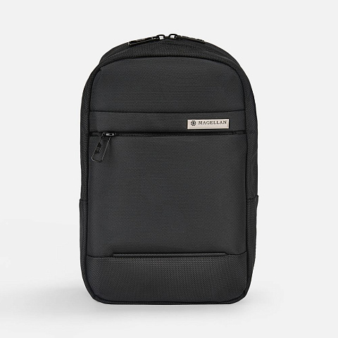 Рюкзак на одно плечо Discovery M, черный - рис 2.