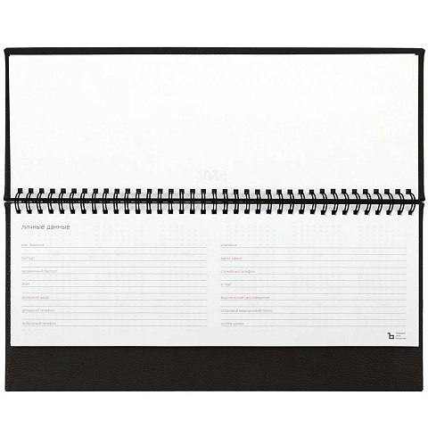 Планинг Sagrin, датированный, черный - рис 5.