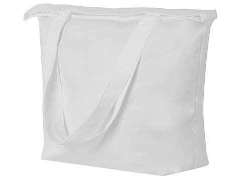 Сумка с широким дном и боками, белый - рис 3.