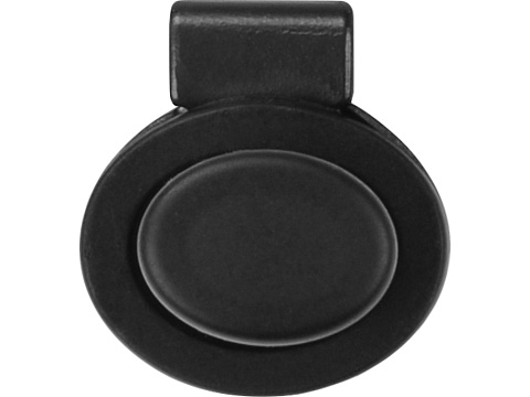 Ручка металлическая шариковая Ellipse овальной формы, серебристый/черный - рис 5.