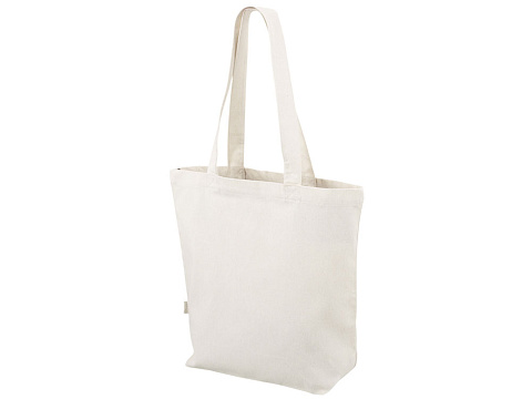 Сумка для шоппинга Cotton из переработанного хлопка 280 г, натуральный - рис 3.