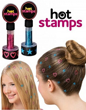 Блестки для волос Hot stamps ( 4 штуки)