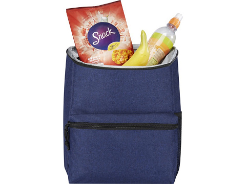 Excursion, рюкзак-холодильник из переработанного РЕТ-пластика - Heather navy - рис 4.