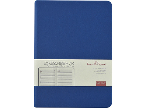 Ежедневник недатированный А6+ Megapolis Color, синий - рис 2.