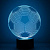3D лампа Футбольный мяч - миниатюра - рис 2.