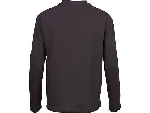 Лонгслив оверсайз Berlin унисекс, темно-серый - рис 2.