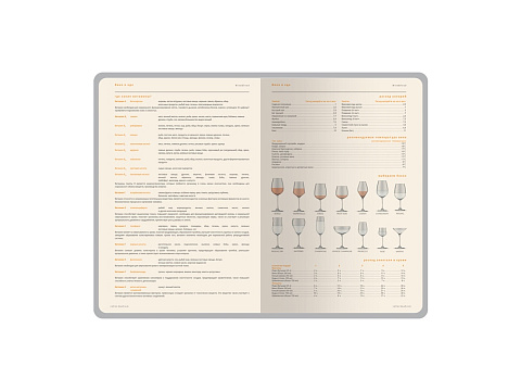 Ежедневник А5 датированный Boston 2026, коричневый с салатовым обрезом - рис 8.