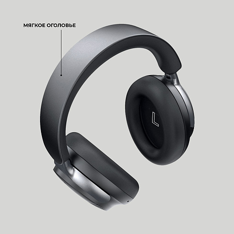 Беспроводные накладные наушники Stereo Vibe, BT 5.4, 400 мАч, черный, Deppa - рис 6.