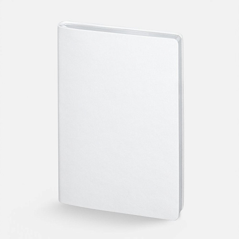 Ежедневник Nebraska Flex, недатированный, белый с серебристым