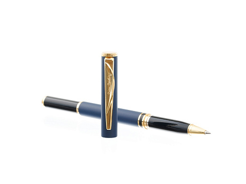 Ручка 2 в 1 шариковая и перьевая Pierre Cardin COMBI PEN, цвет - синий. Упаковка Е - рис 12.