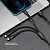 Дата-кабель Armor 3 в 1: micro USB, USB-C, Ligthning, 1.2м, черный, Deppa - миниатюра - рис 3.