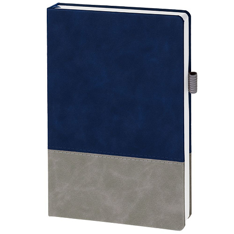 Ежедневник Horizon, недатированный, серый с синим - рис 3.