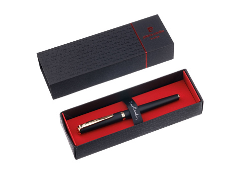 Ручка-роллер Pierre Cardin GAMME Classic. Цвет - черный. Упаковка Е - рис 7.