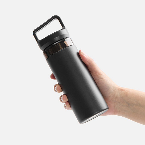 Термостакан Leval с ситечком, черный - рис 4.