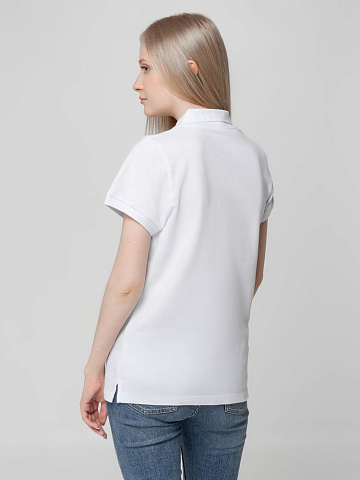 Рубашка поло женская Virma Lady, белая - рис 8.