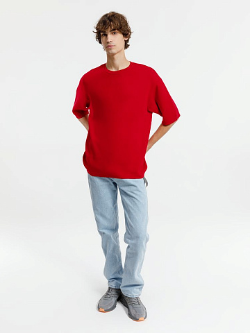 Джемпер с коротким рукавом Siluetti Volumica, красный - рис 4.