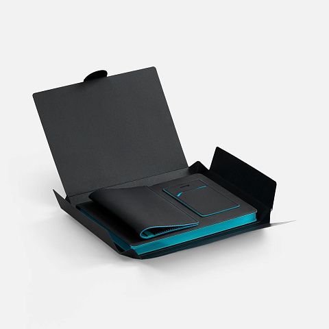 Набор Multimo, черный с бирюзовым - рис 3.