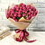 Монобукет из красных тюльпанов (49 шт) - миниатюра